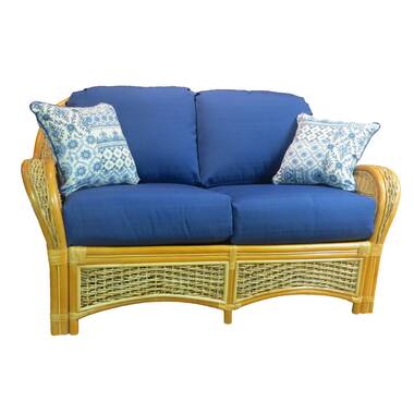 Wicker loveseat hotsell replacement cushions